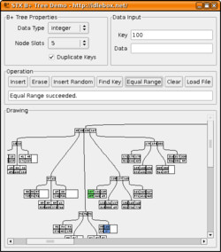 Screenshot 3 of wxBTreeDemo